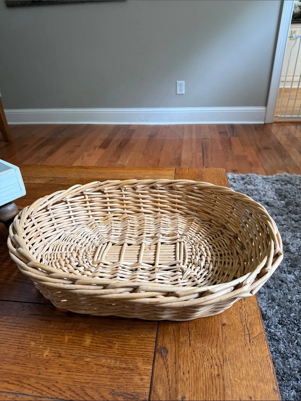 Woven Natural Rattan Decorative Basket - Neutral